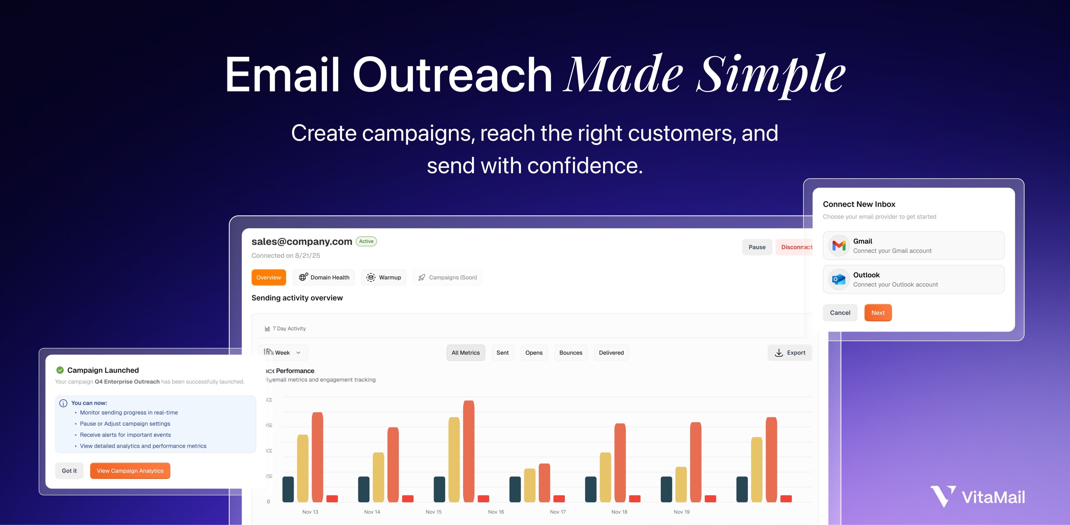 VitaMail V5: Run Your Email Campaigns in One Place